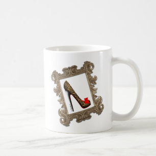 Mug Pompe encadrée de stylet de léopard