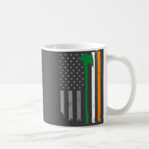 Mug Pompier Irlandais Drapeau Américain Cool St Patric