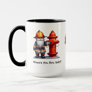 Mug Pompier Livre Petit Ami Où est le Feu, Madame ?