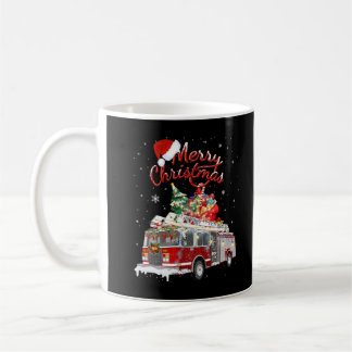 Mug Pompier Père Noël Sleigh Firemer de Noël