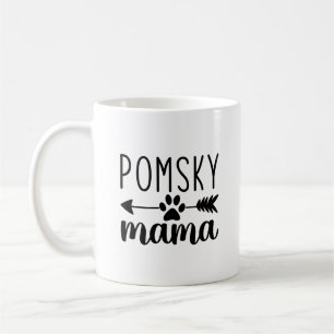 Mug Pomsky Mama Funny Pomsky Chien Maman