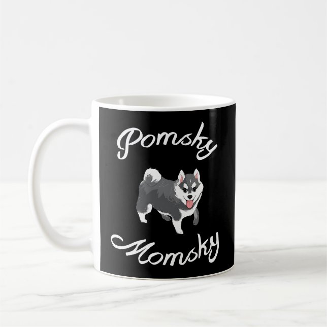 Mug Pomsky Momsky Pet Pomsky Maman (Gauche)
