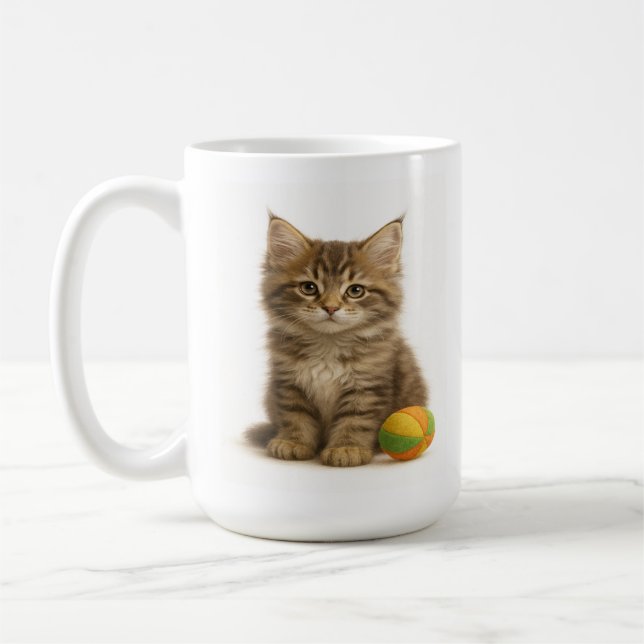 Mug Ponce en attente - Maine Coon Kitten (Gauche)
