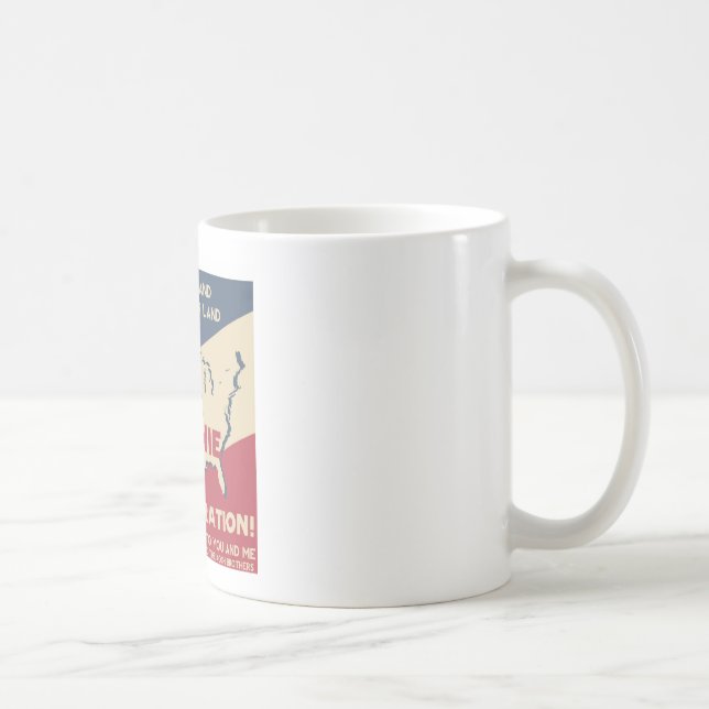 Mug Ponceuses de Bernie pour le président (Droite)