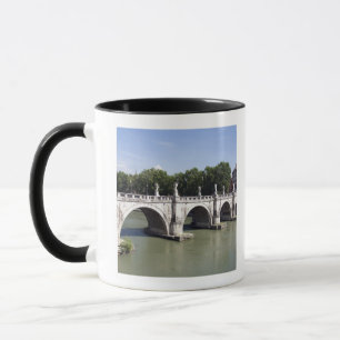 Mug Pont au-dessus de la rivière le Tibre, Rome