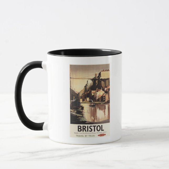 Mug Pont Clifton Suspension et bateaux (Gauche)
