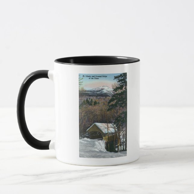 Mug Pont couvert à Flume en hiver (Gauche)
