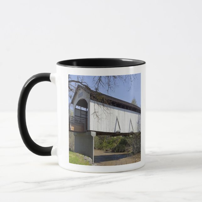 Mug Pont couvert d'Antelope Creek, construit en 1922 (Gauche)