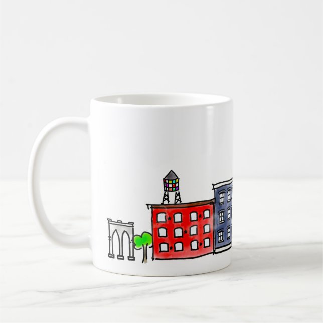 Mug Pont de Brooklyn à Manhattan (Gauche)