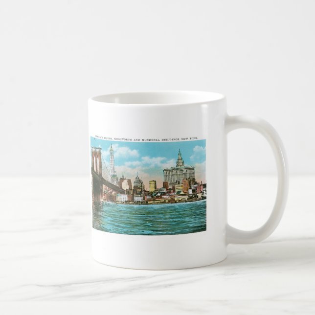 Mug Pont de Brooklyn, Woolworth et Municipal… (Droite)
