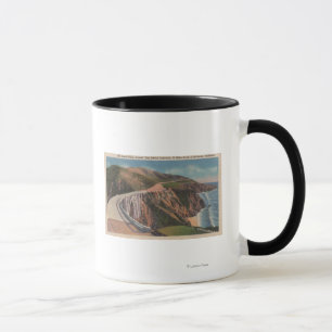Mug Pont de crique de moulin sur San Simeon Hwy près