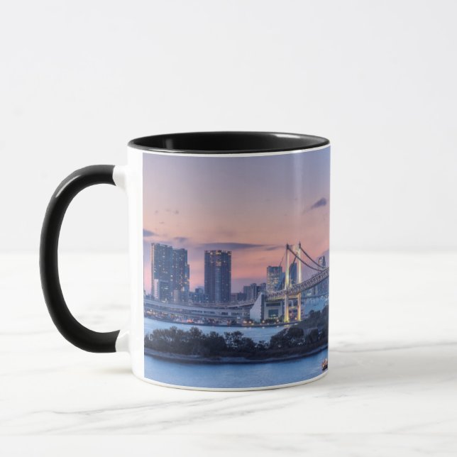 Mug Pont de l'Arc-en-ciel au crépuscule (Gauche)