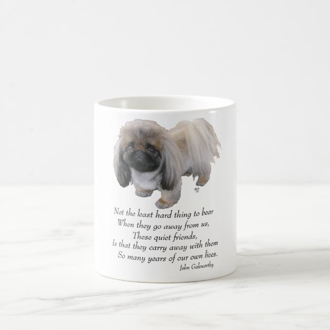Mug Pont de l'Arc-en-Ciel du Chien Pékinois (Centre)