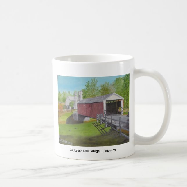 Mug Pont de moulin de Jacksons - Lancaster (Droite)