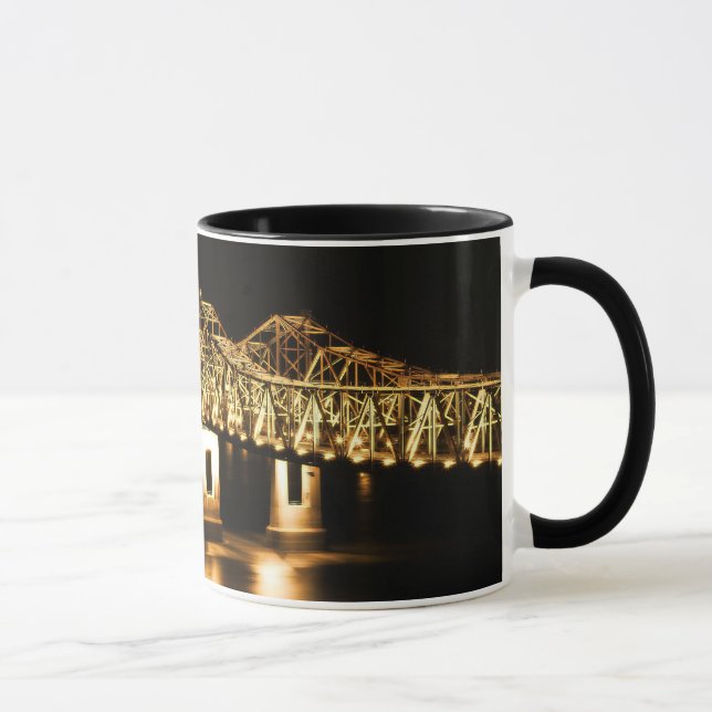 Mug Pont de Natchez-Vidalia - lueur d'or (Droite)