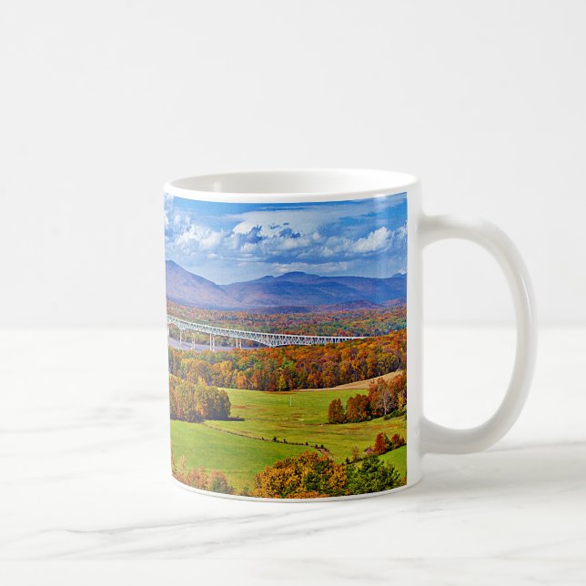 Mug Pont de Rhinecliff en automne (Droite)