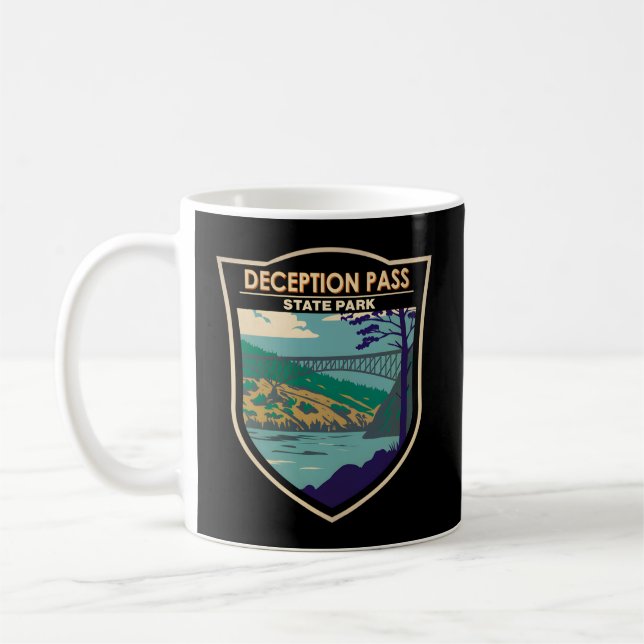 Mug Pont Deception Pass State Park à Washington (Gauche)
