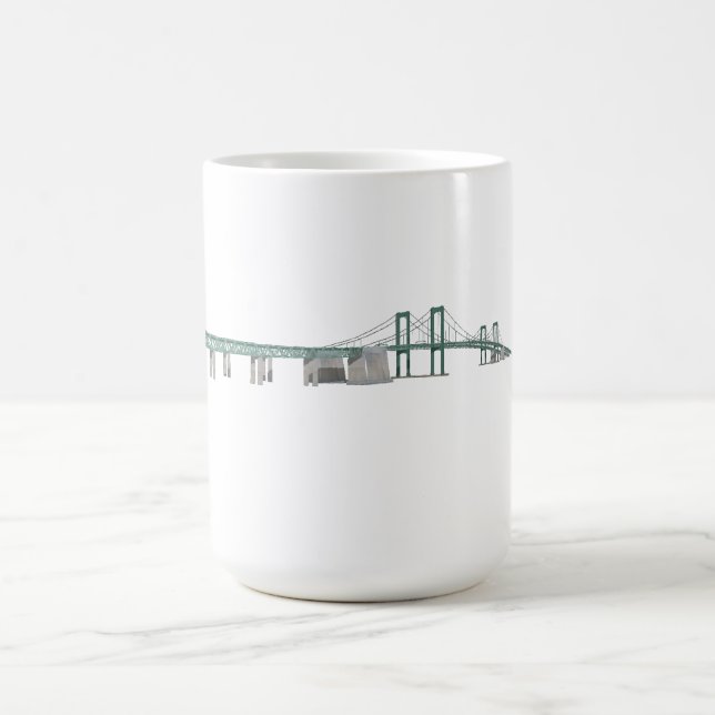 Mug Pont en mémorial de Delaware : modèle 3D : (Centre)