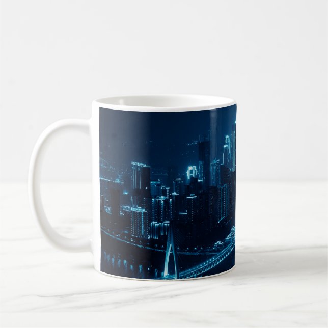 Mug Pont et l'architecture urbaine de ville la nuit à  (Gauche)