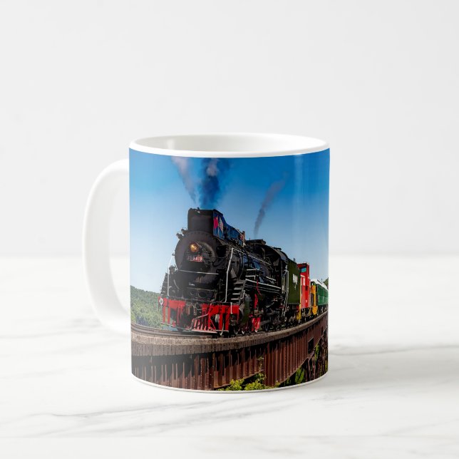 Mug Pont ferroviaire vintage (Devant gauche)