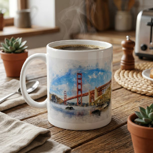 Mug Pont Golden Gate Pastel à San Francisco