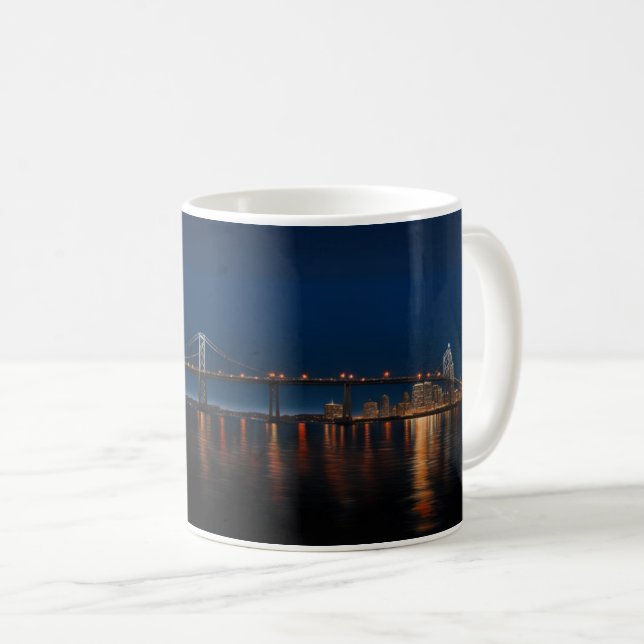 Mug Pont Halifax La Nuit (Devant droit)