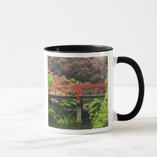 Mug Pont Heart avec des rhododendrons en fleurs,