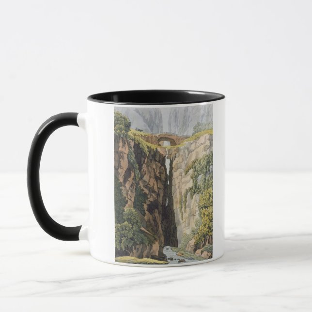 Mug Pont naturel, d'Icononzo de Valle (litho de (Gauche)