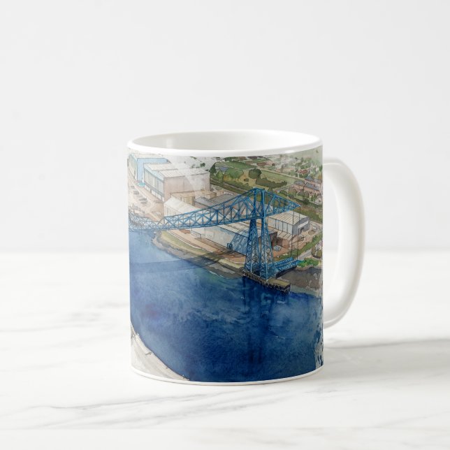 Mug Pont transbordeur de Middlesborough (Devant droit)