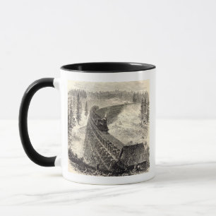 Mug Pont Trestle sur le chemin de fer Pacifique