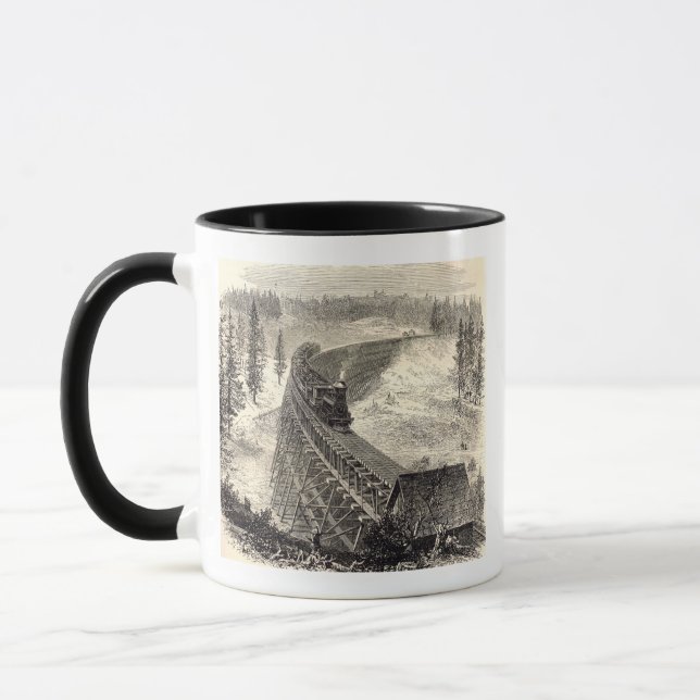 Mug Pont Trestle sur le chemin de fer Pacifique (Gauche)