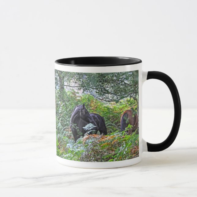 Mug Ponton de la Nouvelle Forêt Noire de Hampshire, An (Droite)