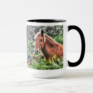 Mug Pony de New Forest Pony de Hampshire, Angleterre
