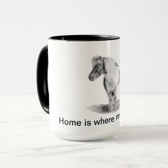 Mug Pony Shetland (Devant gauche)