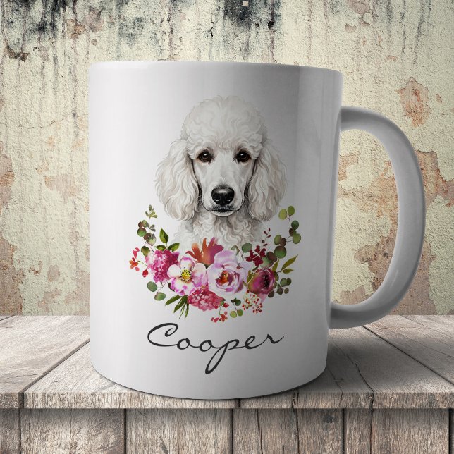 Mug Poodle à l'aquarelle (Créateur téléchargé)