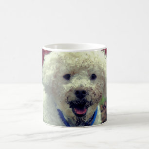 Mug Poodle à visage boueux Funny Chien personnalisé