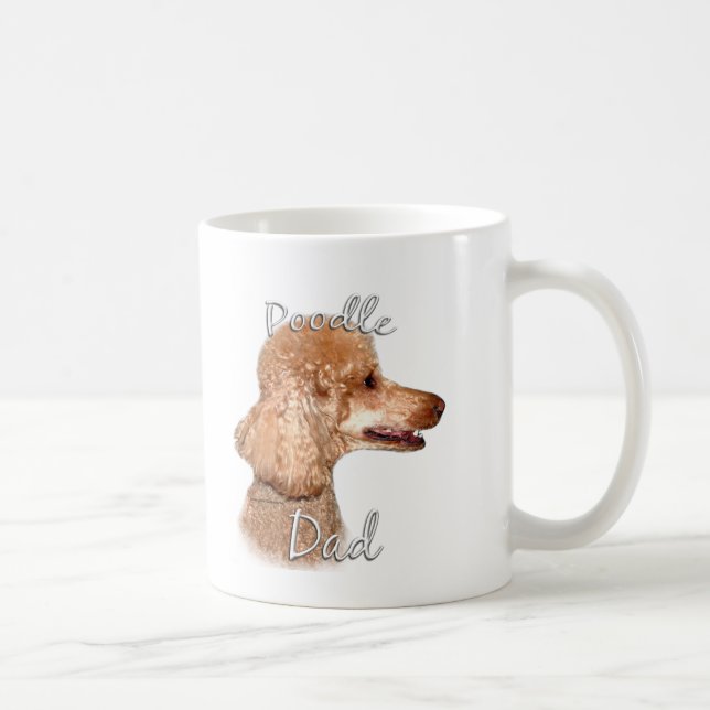 Mug Poodle (abricot) Papa 2 (Droite)