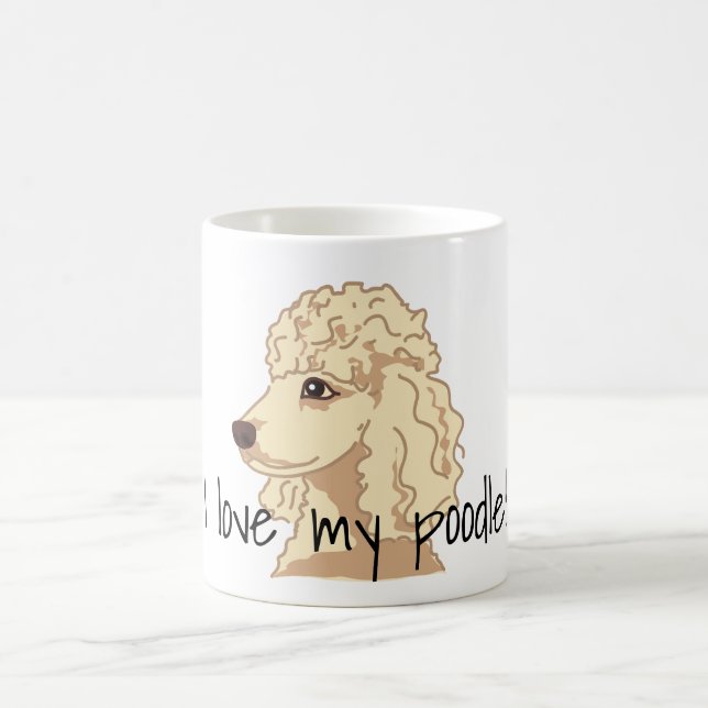 Mug Poodle Amoureux des chiens Chiens de compagnie pat (Centre)