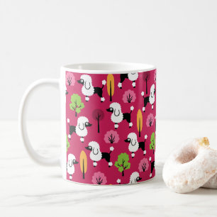Mug Poodle dans le parc