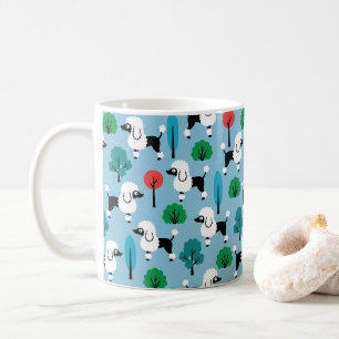 Mug Poodle dans le parc