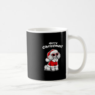 Mug Poodle jouet de Noël drôle de chien de Noël mignon
