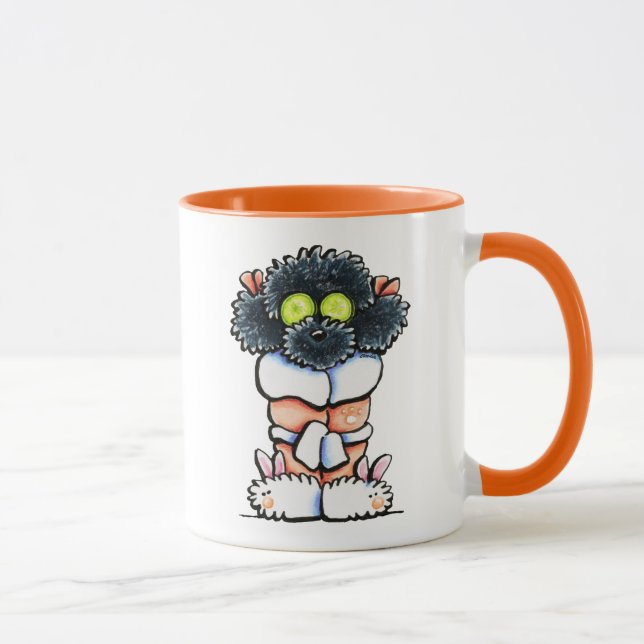 Mug Poodle noir spa (Droite)