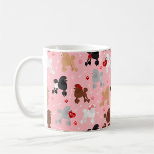 Mug Poodle Valentine Motif