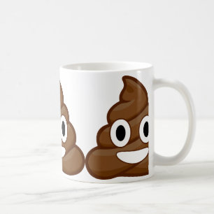 Mug poop emoji