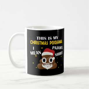 Mug Poop Emoji Voici Mon Poojama De Noël - Pyjama