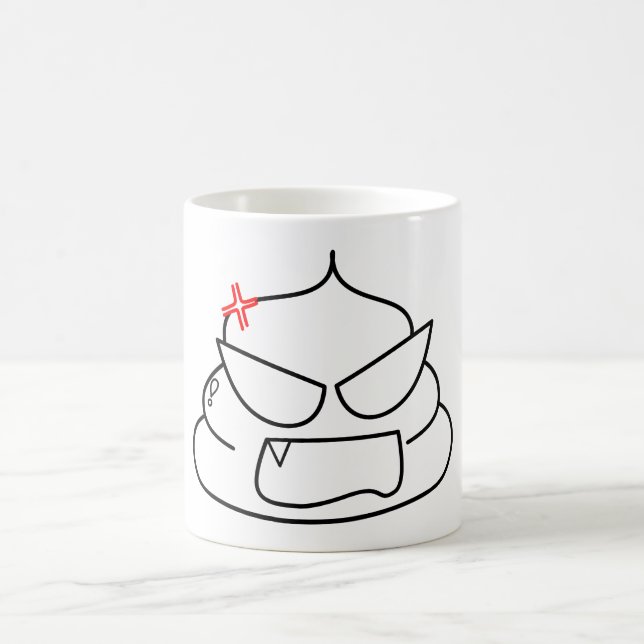 Mug Poop en colère - Brootsch le PooPoo (Centre)
