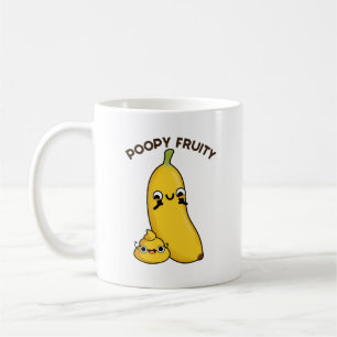 Mug Poopy Fruity Funny Fruit Banana Pun