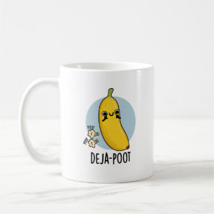 Mug Poot de deja Funny Banana Double Pun de panier
