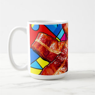 Mug Pop Art Bacon Croustillant