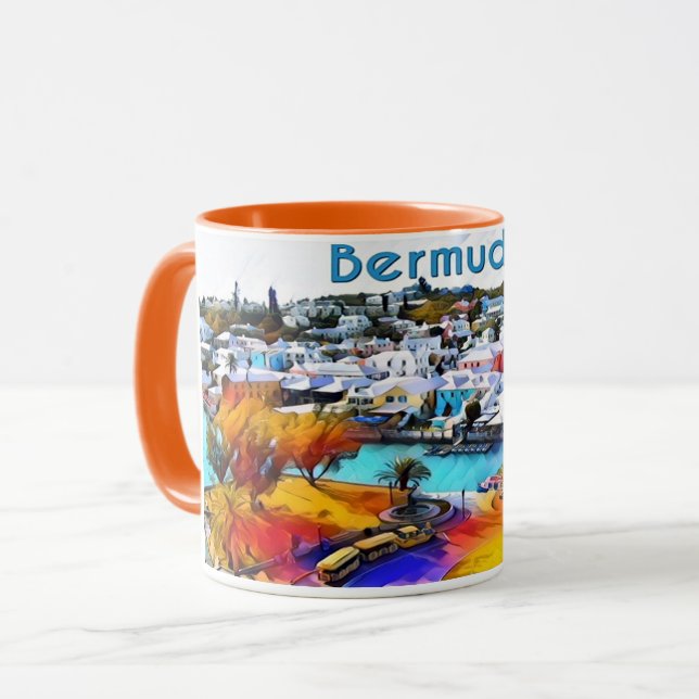 Mug Pop Art Bermudes (Devant gauche)